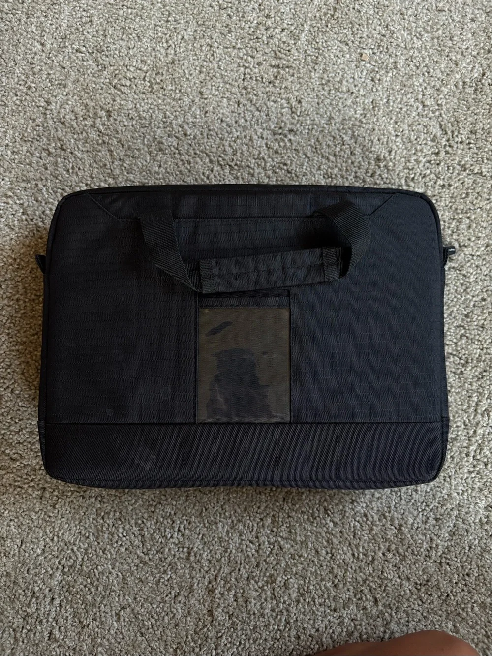 Black Laptop Briefcase - Fits Chromebook